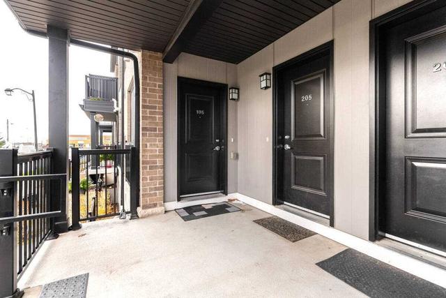 105 - 1206 Main St E, Townhouse with 2 bedrooms, 3 bathrooms and 1 parking in Milton ON | Image 24