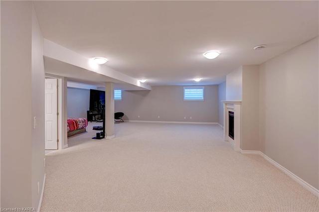 lower level with gas fireplace | Image 36