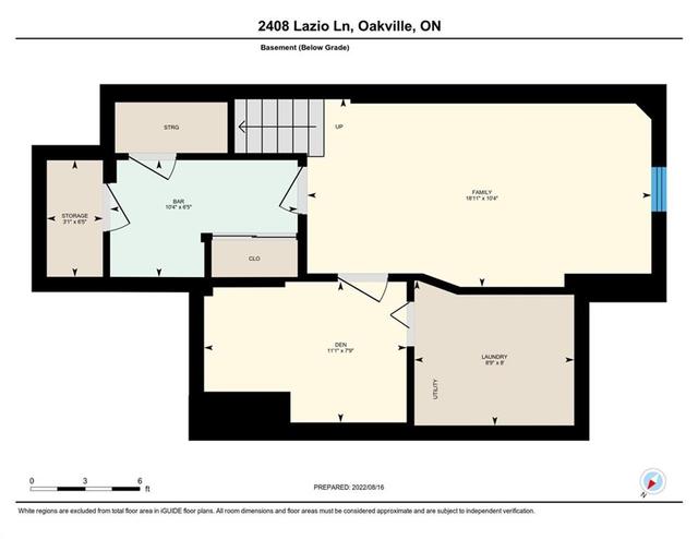 2408 Lazio Lane, House attached with 3 bedrooms, 2 bathrooms and 2 parking in Oakville ON | Image 26