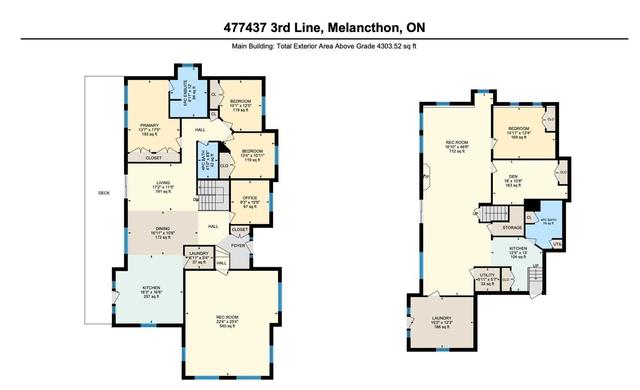 477437 Third Line, House detached with 4 bedrooms, 3 bathrooms and 12 parking in Melancthon ON | Image 28