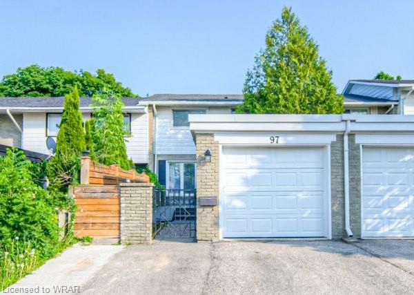 97 Ralgreen Crescent, House attached with 3 bedrooms, 1 bathrooms and 3 parking in Kitchener ON | Image 1
