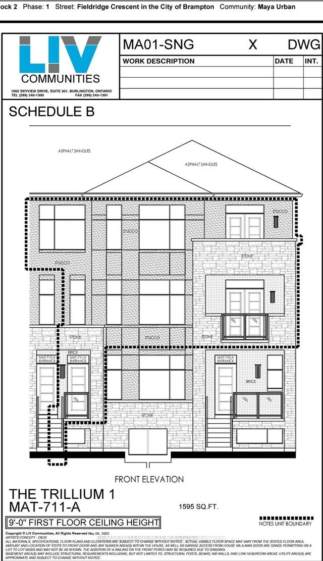 block 2 - lot 21 Fieldridge Cres, Townhouse with 3 bedrooms, 3 bathrooms and 1 parking in Brampton ON | Image 16