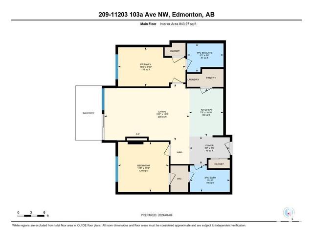 209 - 11203 103a Av Nw, Condo with 2 bedrooms, 2 bathrooms and 2 parking in Edmonton AB | Image 24