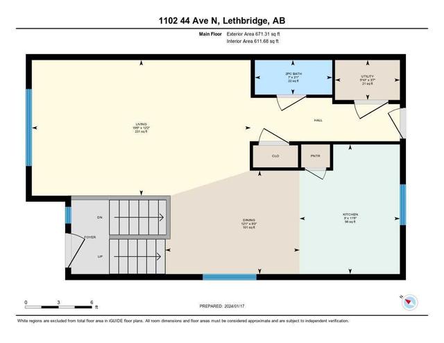 1102 44 Avenue N, Home with 3 bedrooms, 1 bathrooms and 3 parking in Lethbridge AB | Image 28