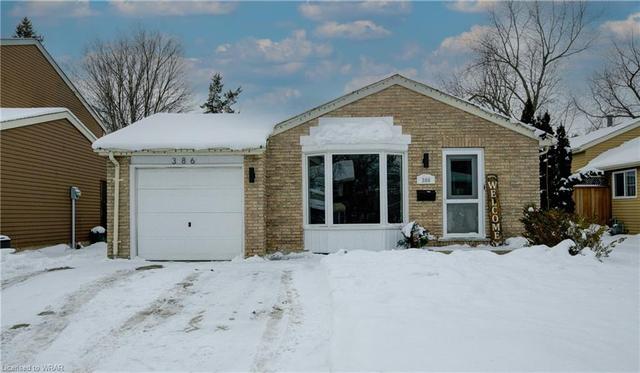 386 Driftwood Drive, House detached with 3 bedrooms, 2 bathrooms and 3 parking in Kitchener ON | Image 1