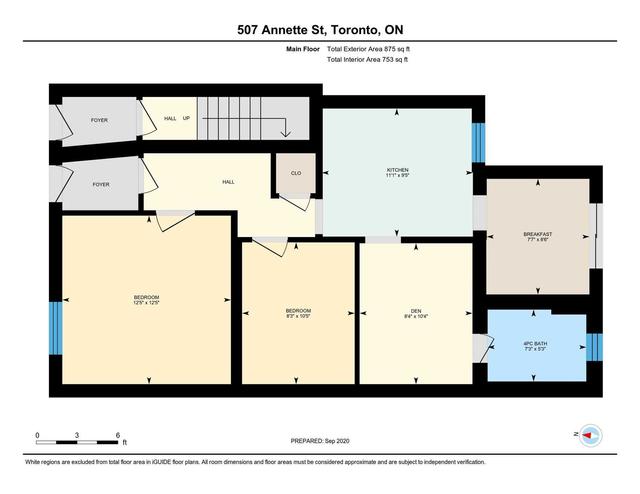 507 Annette St, House detached with 6 bedrooms, 4 bathrooms and 0 parking in Toronto ON | Image 9