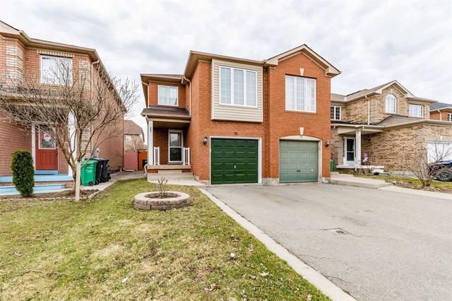 72 Lonestar Cres, House semidetached with 3 bedrooms, 4 bathrooms and 4 parking in Brampton ON | Card Image