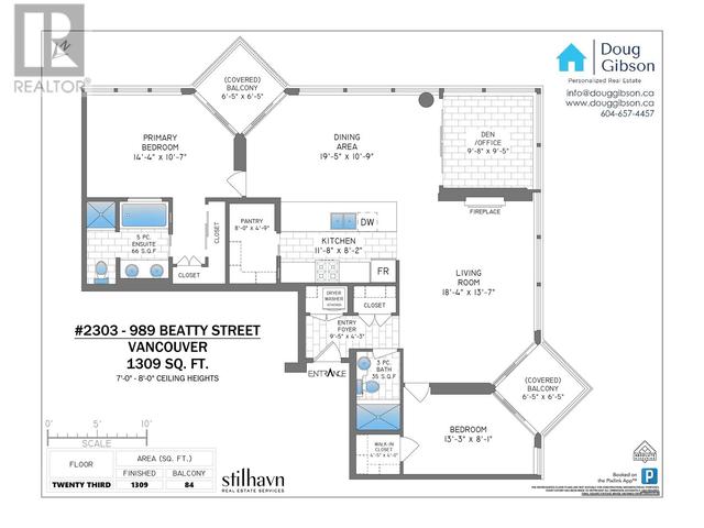 2303 - 989 Beatty Street, Condo with 2 bedrooms, 2 bathrooms and 1 parking in Vancouver BC | Image 25