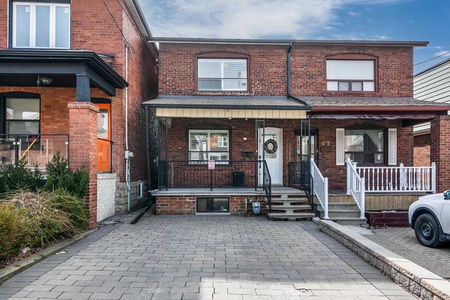 45 Amherst Ave, House semidetached with 3 bedrooms, 2 bathrooms and 5 parking in Toronto ON | Image 1