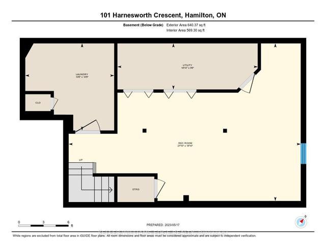 101 Harnesworth Cres, House semidetached with 3 bedrooms, 3 bathrooms and 2 parking in Hamilton ON | Image 35