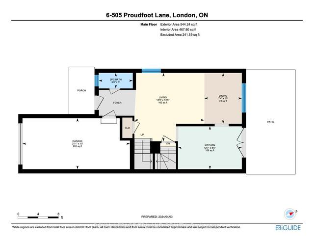 6 - 505 Proudfoot Lane, Townhouse with 2 bedrooms, 3 bathrooms and 2 parking in London ON | Image 25