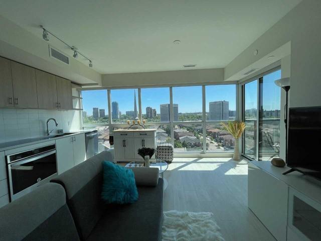 1007 - 6 Sonic Way, Condo with 3 bedrooms, 2 bathrooms and 1 parking in Toronto ON | Image 2