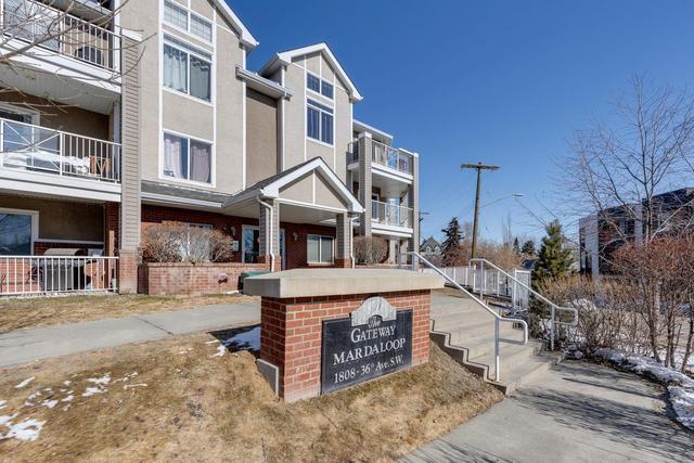 305 - 1808 36 Avenue Sw, Condo with 1 bedrooms, 1 bathrooms and 1 parking in Calgary AB | Image 2