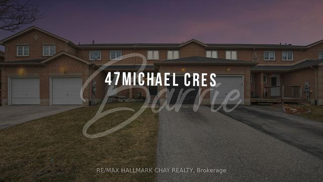47 Michael Cres, House attached with 3 bedrooms, 3 bathrooms and 3 parking in Barrie ON | Image 1