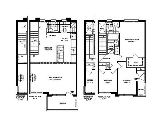 lot 70 Coppini Lane, House attached with 3 bedrooms, 3 bathrooms and 2 parking in Ajax ON | Image 2