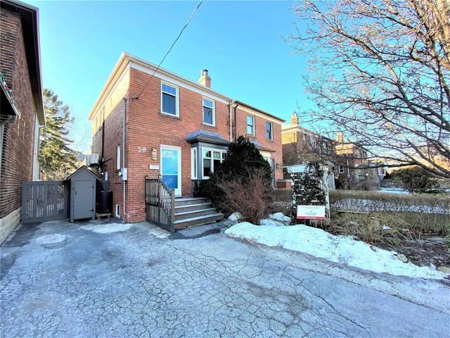 59 Emerald Cres, House semidetached with 3 bedrooms, 2 bathrooms and 2 parking in Toronto ON | Image 1