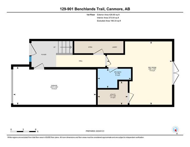 129 - 901 Benchlands Trail, Home with 3 bedrooms, 3 bathrooms and 2 parking in Kananaskis AB | Image 44