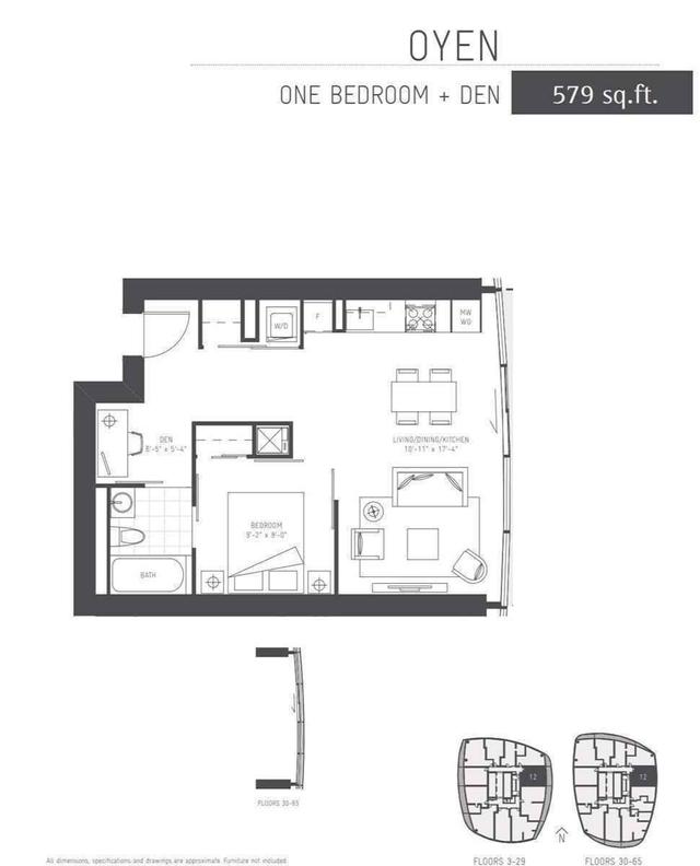 ph6712 - 14 York St, Condo with 1 bedrooms, 1 bathrooms and 1 parking in Toronto ON | Image 12