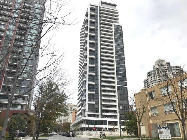 1806 - 75 Canterbury Pl, Condo with 1 bedrooms, 1 bathrooms and 0 parking in Toronto ON | Image 1