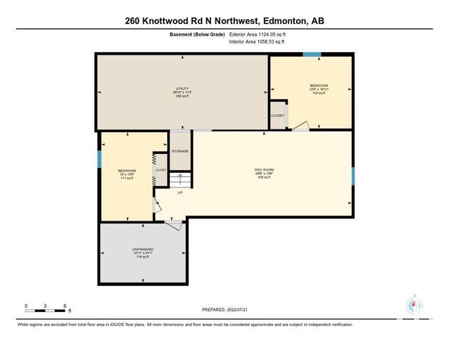 260 Knottwood Rd Nw, House detached with 5 bedrooms, 1 bathrooms and null parking in Edmonton AB | Image 33