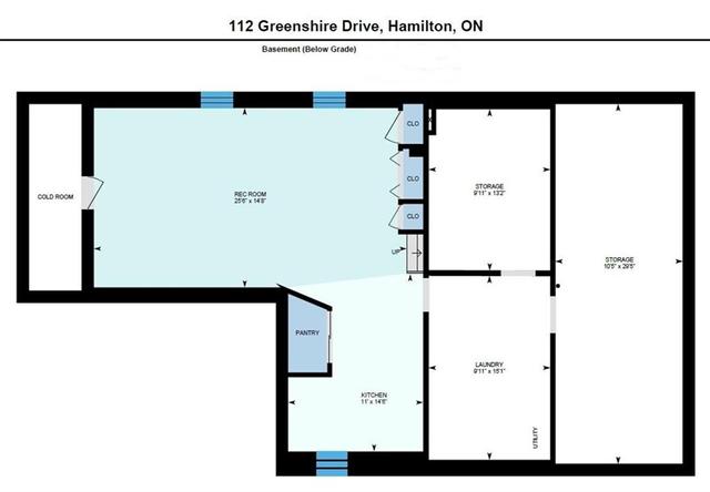 112 Greenshire Drive, House detached with 4 bedrooms, 3 bathrooms and 4 parking in Hamilton ON | Image 42