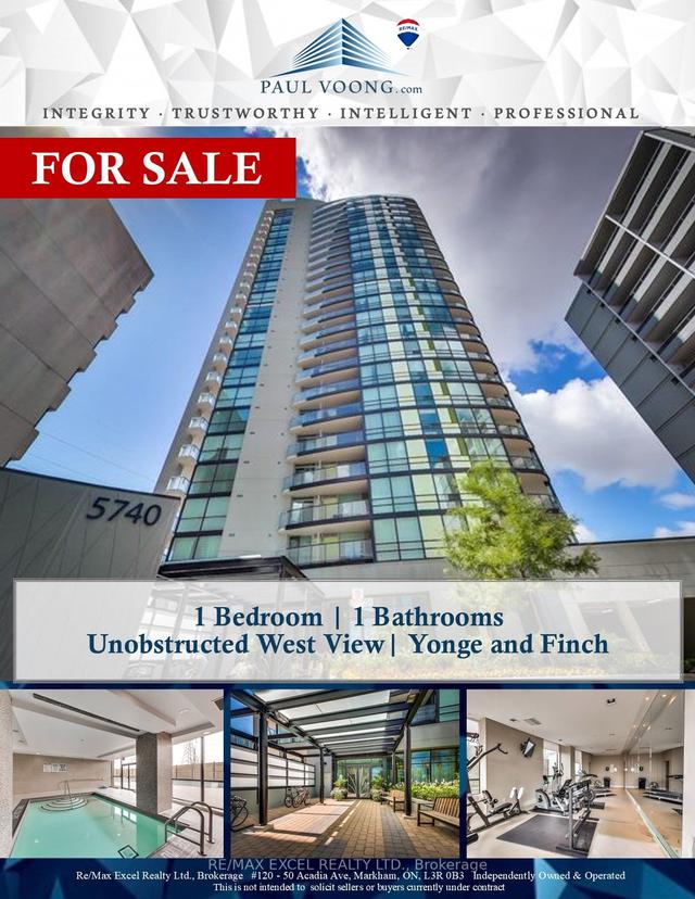 803 - 5740 Yonge St, Condo with 1 bedrooms, 1 bathrooms and 0 parking in Toronto ON | Image 7