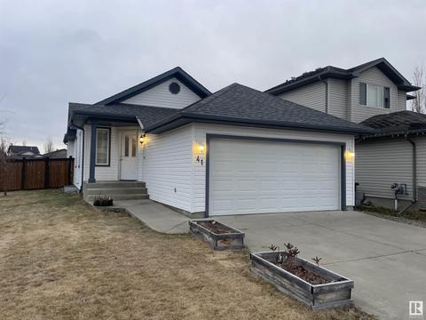 41 Leyland Wy, House detached with 4 bedrooms, 2 bathrooms and 6 parking in Spruce Grove AB | Card Image