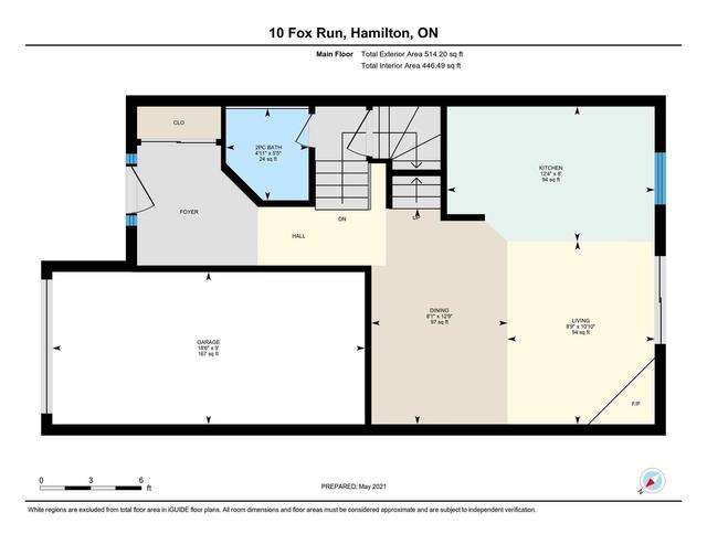 10 Fox Run Tr, House attached with 3 bedrooms, 2 bathrooms and 2 parking in Hamilton ON | Image 32