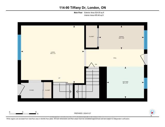 114 - 90 Tiffany Dr, Townhouse with 3 bedrooms, 2 bathrooms and 1 parking in London ON | Image 20