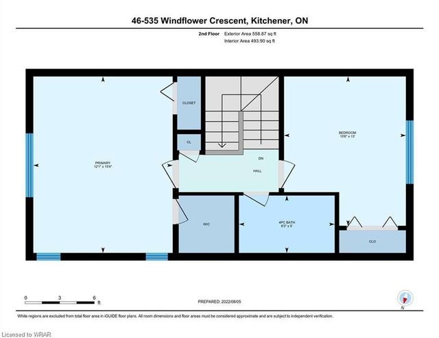 46 - 535 Windflower Crescent, House attached with 2 bedrooms, 1 bathrooms and 1 parking in Kitchener ON | Image 6