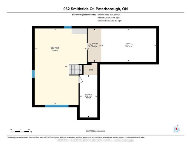 932 Smithside Crt, House detached with 3 bedrooms, 3 bathrooms and 6 parking in Peterborough ON | Image 32