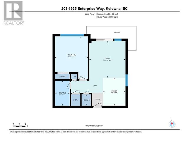 203 - 1925 Enterprise Way, Condo with 1 bedrooms, 1 bathrooms and 1 parking in Kelowna BC | Image 30
