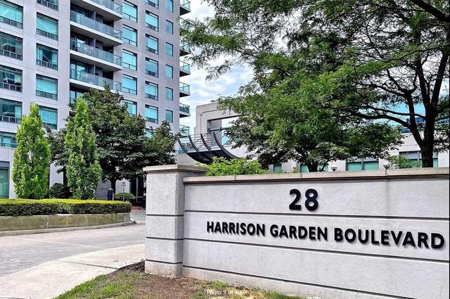 709 - 28 Harrison Garden Blvd, Condo with 1 bedrooms, 1 bathrooms and 1 parking in Toronto ON | Card Image