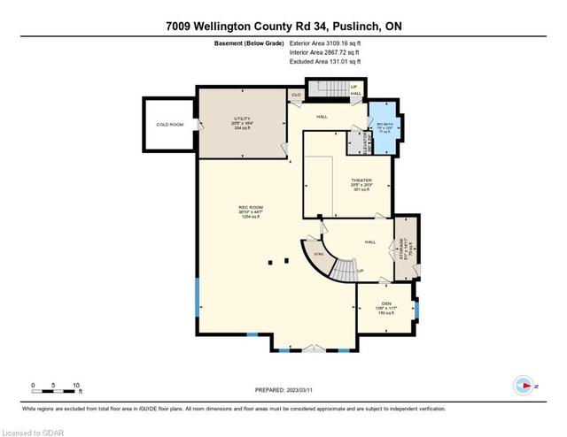 7009 Wellington Rd 34, House detached with 4 bedrooms, 5 bathrooms and 26 parking in Puslinch ON | Image 46