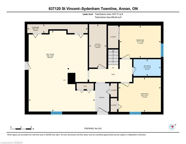 637120 Sydenham St Vincent Townline, House detached with 3 bedrooms, 2 bathrooms and null parking in Meaford ON | Image 47