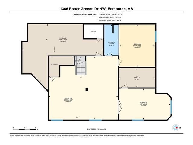 1366 Potter Greens Dr Nw, House semidetached with 3 bedrooms, 2 bathrooms and 4 parking in Edmonton AB | Image 36