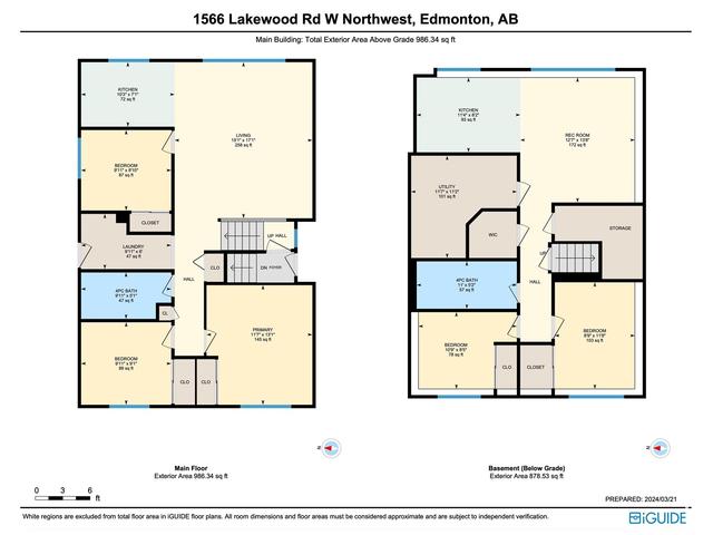 1566 Lakewood Rd Nw, House detached with 5 bedrooms, 2 bathrooms and null parking in Edmonton AB | Image 2