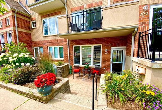 103 - 1400 The Esplanade N, Townhouse with 2 bedrooms, 2 bathrooms and 1 parking in Pickering ON | Image 1