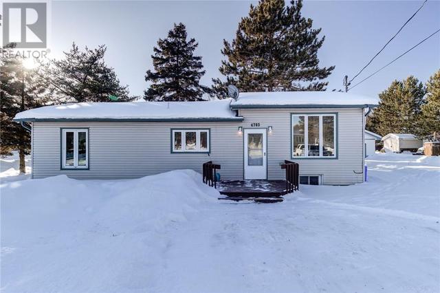 4783 Lafontaine Street, House detached with 3 bedrooms, 1 bathrooms and null parking in Greater Sudbury ON | Card Image