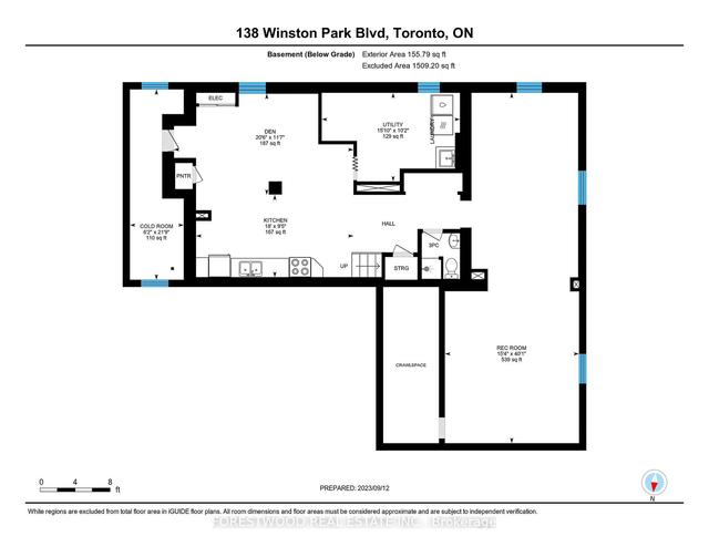 138 Winston Park Blvd, House detached with 4 bedrooms, 4 bathrooms and 6 parking in Toronto ON | Image 35