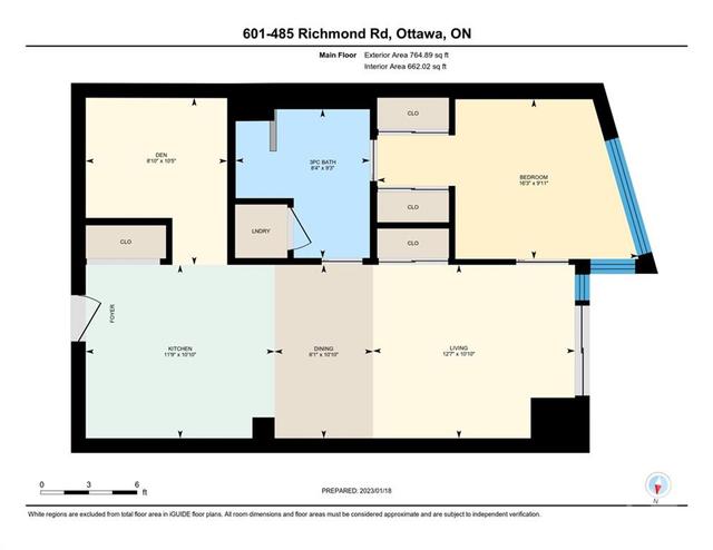 601 - 485 Richmond Road, Condo with 1 bedrooms, 1 bathrooms and 1 parking in Ottawa ON | Image 24