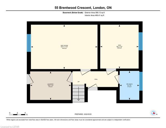 55 Brentwood Crescent, House detached with 4 bedrooms, 2 bathrooms and 4 parking in London ON | Image 33