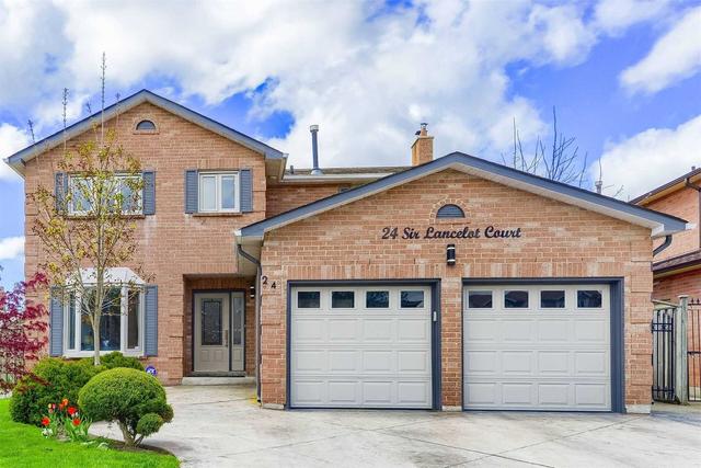 24 Sir Lancelot Crt, House detached with 4 bedrooms, 4 bathrooms and 5 parking in Caledon ON | Image 1