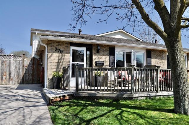370 Trudeau Drive, House semidetached with 3 bedrooms, 1 bathrooms and 2 parking in Sarnia ON | Image 12
