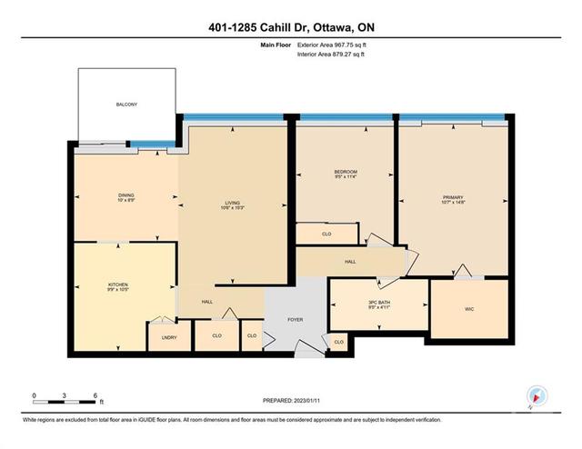 401 - 1285 Cahill Drive, Condo with 2 bedrooms, 1 bathrooms and 1 parking in Ottawa ON | Image 25