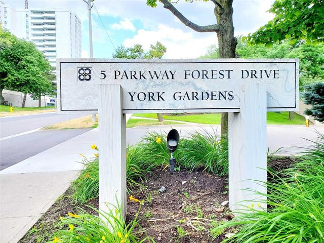 706 - 5 Parkway Forest Dr, Condo with 2 bedrooms, 1 bathrooms and 1 parking in Toronto ON | Image 21