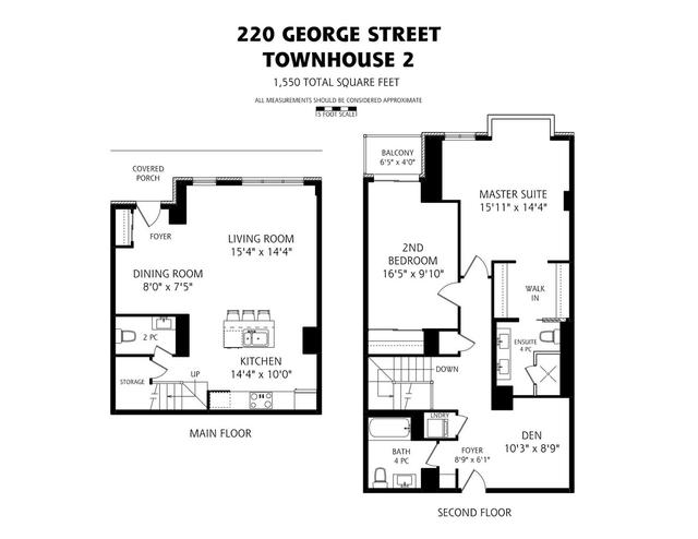 th02 - 220 George St, Townhouse with 2 bedrooms, 3 bathrooms and 1 parking in Toronto ON | Image 14