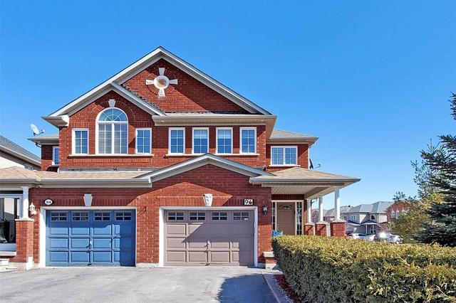 96 Agostino Cres, House semidetached with 4 bedrooms, 4 bathrooms and 3 parking in Vaughan ON | Image 1