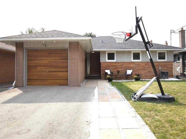 63 Stevenharris Dr, House detached with 3 bedrooms, 2 bathrooms and 5 parking in Toronto ON | Image 1
