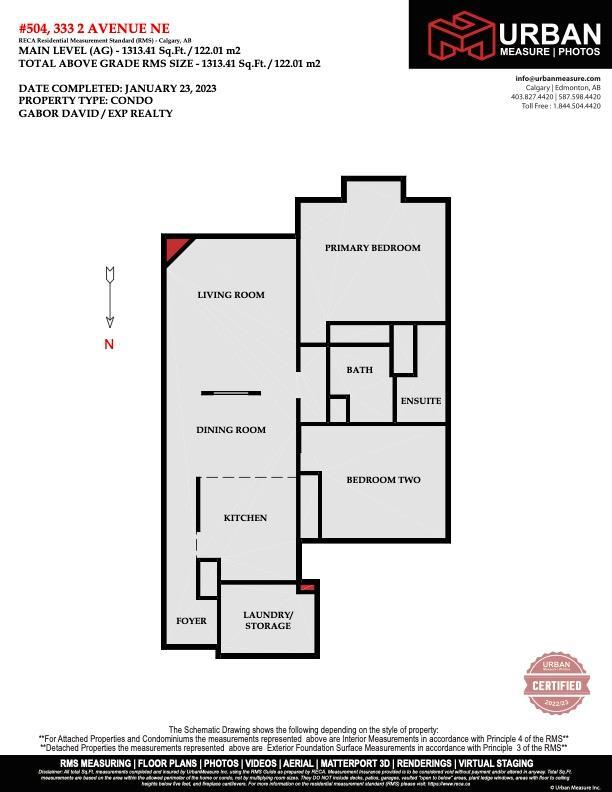 504 - 333 2 Avenue Ne, Condo with 2 bedrooms, 2 bathrooms and 2 parking in Calgary AB | Image 32